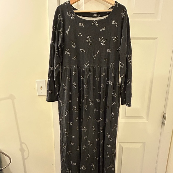 Zodiac constellation print jersey maxi dress - Picture 1 of 5